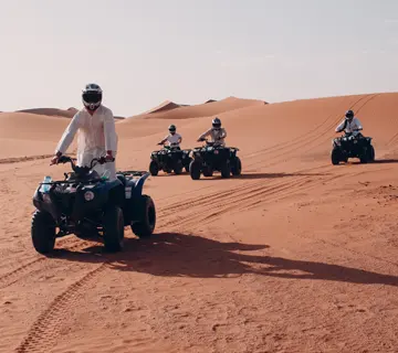 Balade en quad dans le désert